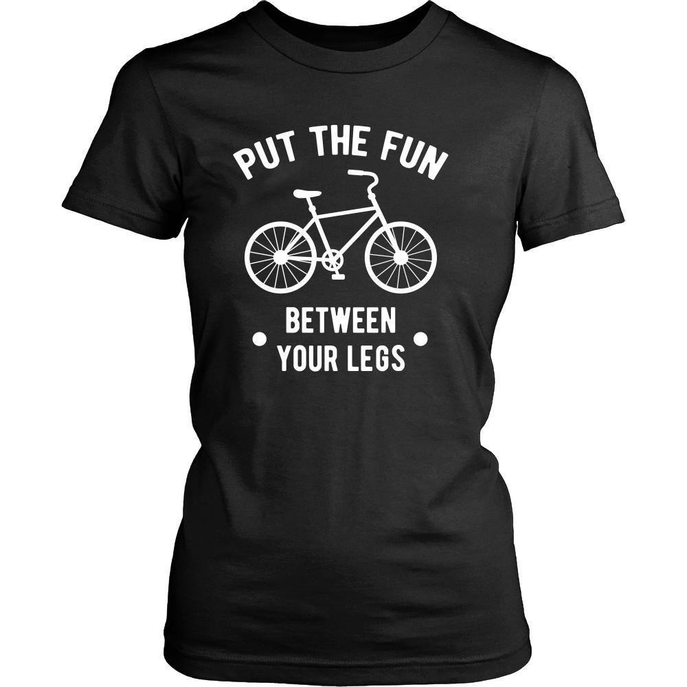 Cycling T Shirt - Put the fun between your legs-T-shirt-Teelime | shirts-hoodies-mugs