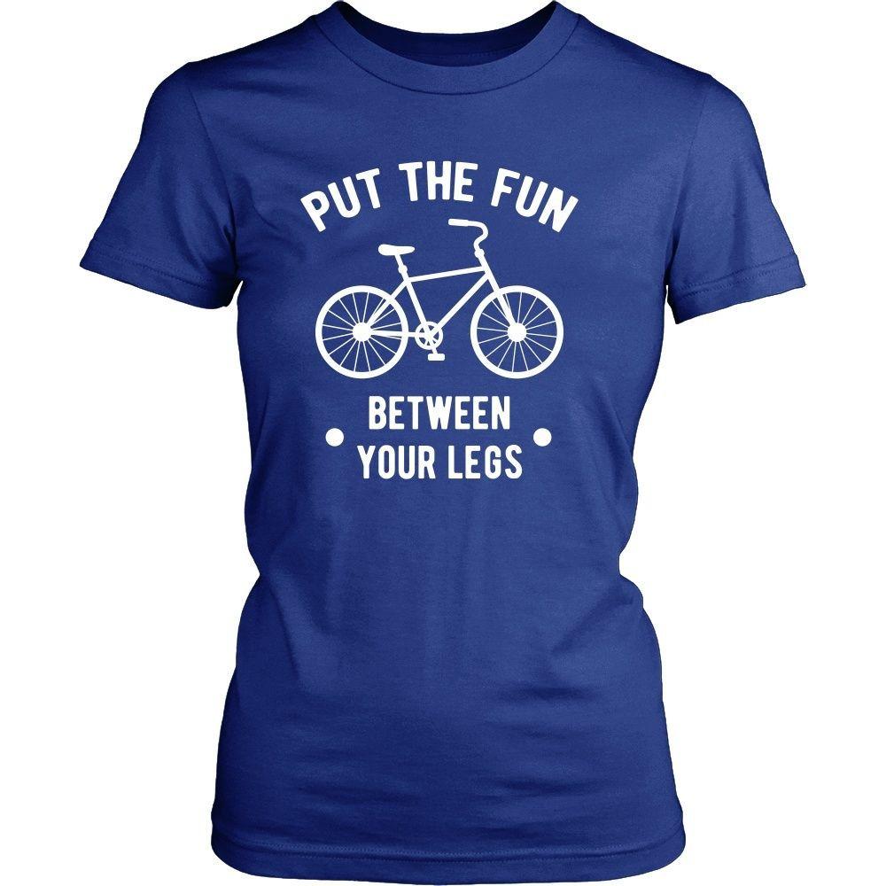 Cycling T Shirt - Put the fun between your legs-T-shirt-Teelime | shirts-hoodies-mugs