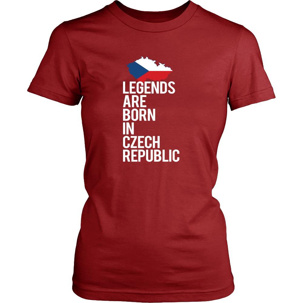 Czech Republic Shirt - Legends are born in Czech Republic - National Heritage Gift-T-shirt-Teelime | shirts-hoodies-mugs