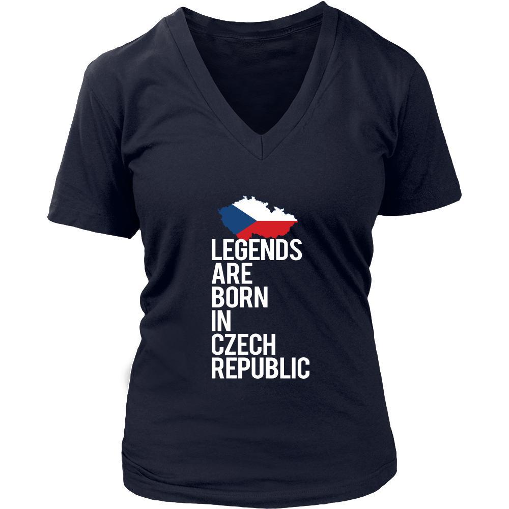 Czech Republic Shirt - Legends are born in Czech Republic - National Heritage Gift-T-shirt-Teelime | shirts-hoodies-mugs