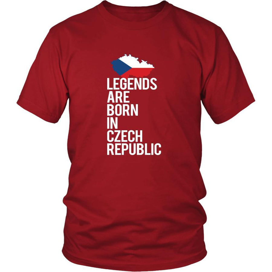 Czech Republic Shirt - Legends are born in Czech Republic - National Heritage Gift-T-shirt-Teelime | shirts-hoodies-mugs