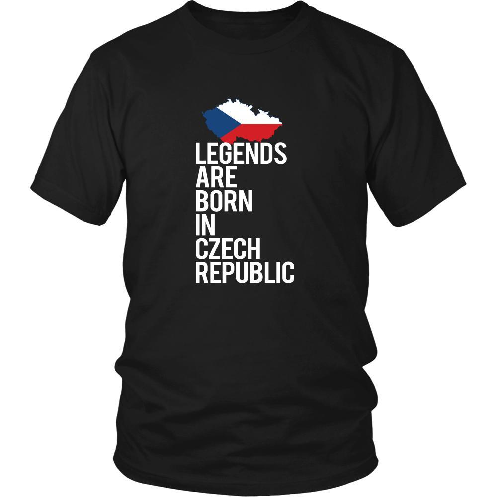Czech Republic Shirt - Legends are born in Czech Republic - National Heritage Gift-T-shirt-Teelime | shirts-hoodies-mugs