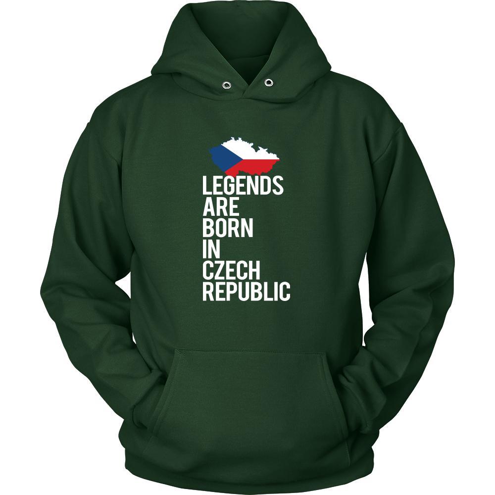Czech Republic Shirt - Legends are born in Czech Republic - National Heritage Gift-T-shirt-Teelime | shirts-hoodies-mugs