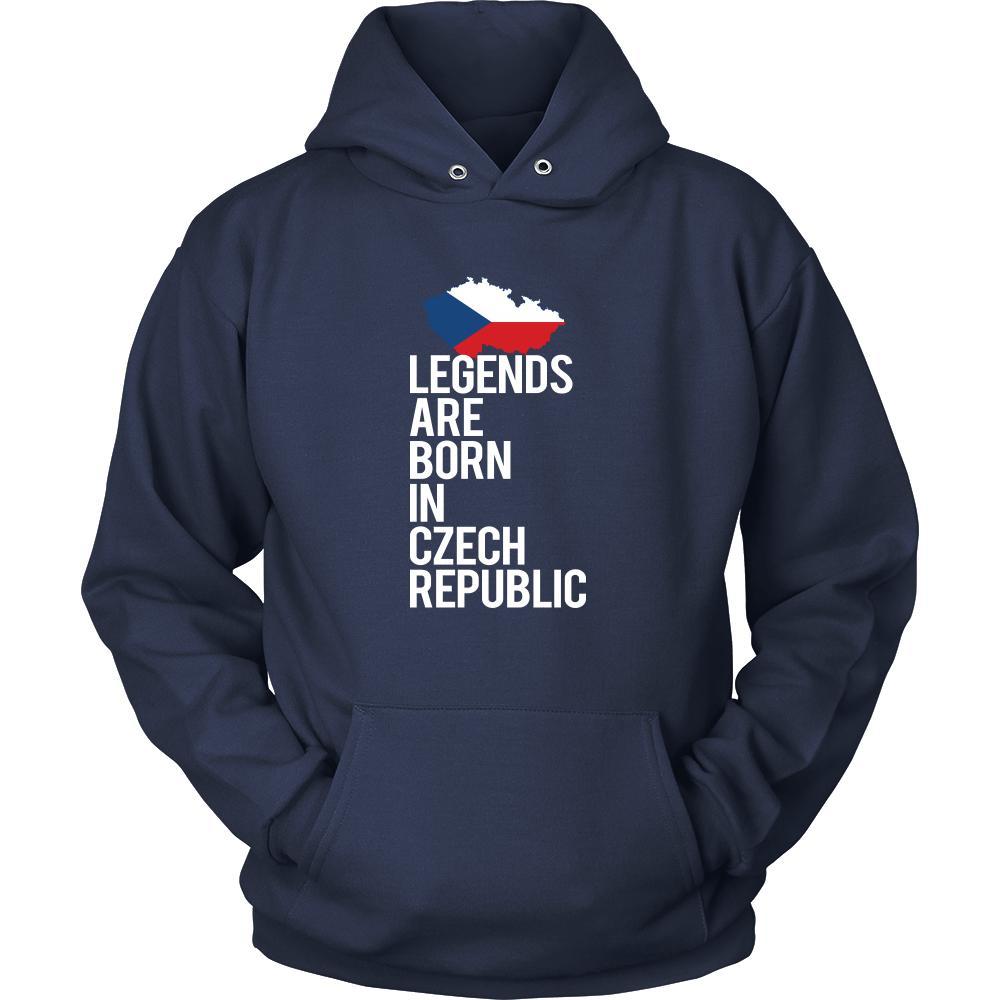 Czech Republic Shirt - Legends are born in Czech Republic - National Heritage Gift-T-shirt-Teelime | shirts-hoodies-mugs