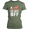 Dachshund Shirt - a Dachshund is my bff- Dog Lover Gift-T-shirt-Teelime | shirts-hoodies-mugs