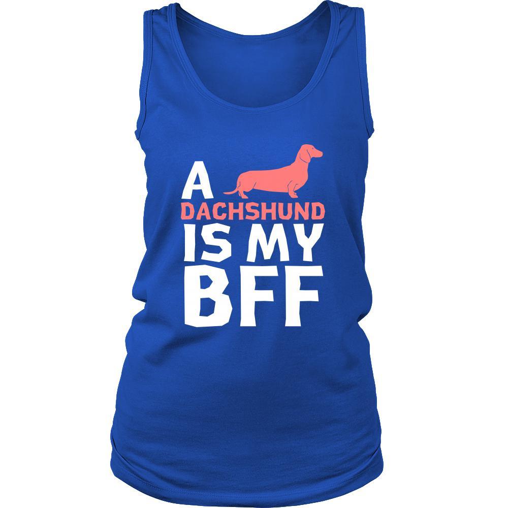 Dachshund Shirt - a Dachshund is my bff- Dog Lover Gift-T-shirt-Teelime | shirts-hoodies-mugs