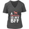 Dalmatian Shirt - a Dalmatian is my bff- Dog Lover Gift-T-shirt-Teelime | shirts-hoodies-mugs