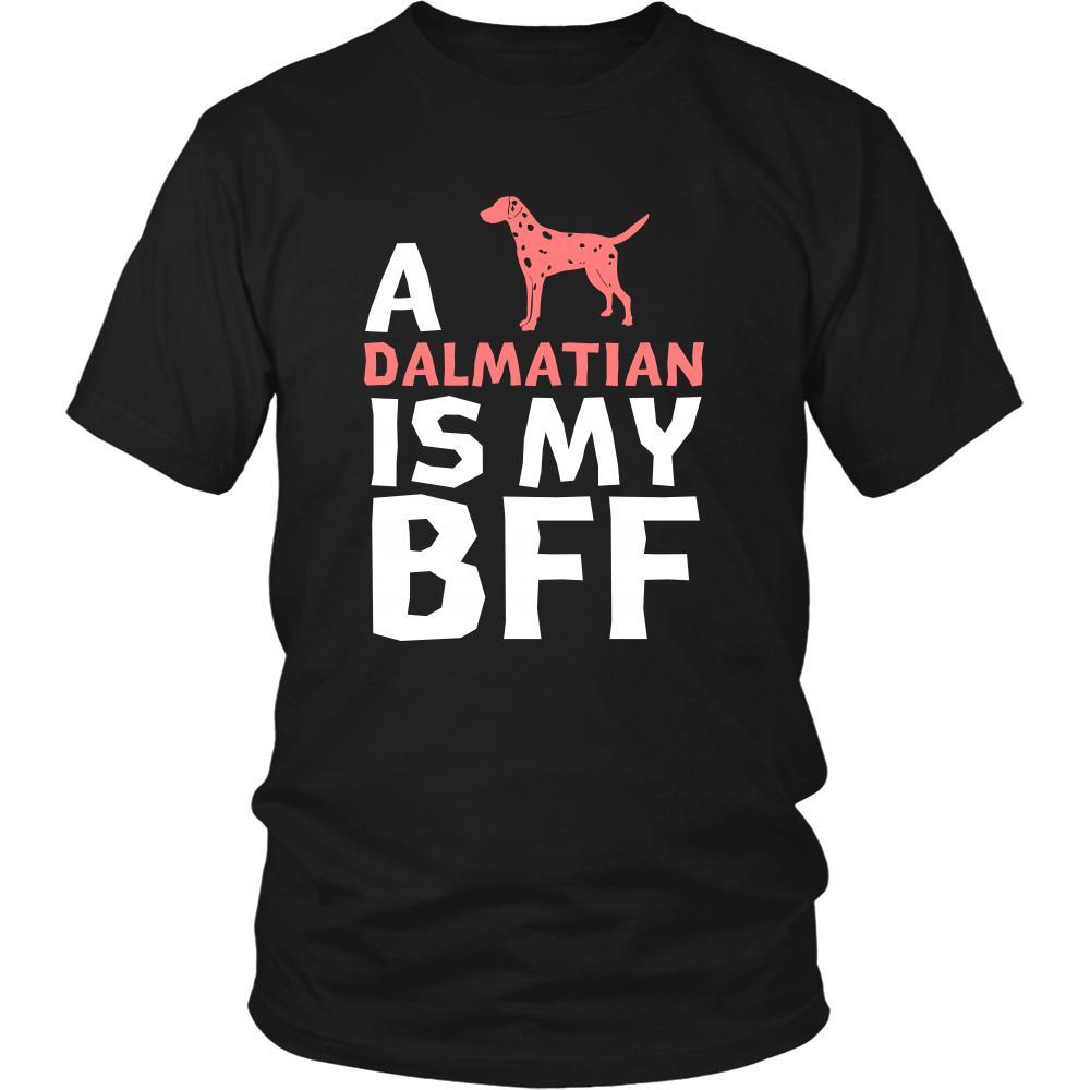 Dalmatian Shirt - a Dalmatian is my bff- Dog Lover Gift-T-shirt-Teelime | shirts-hoodies-mugs