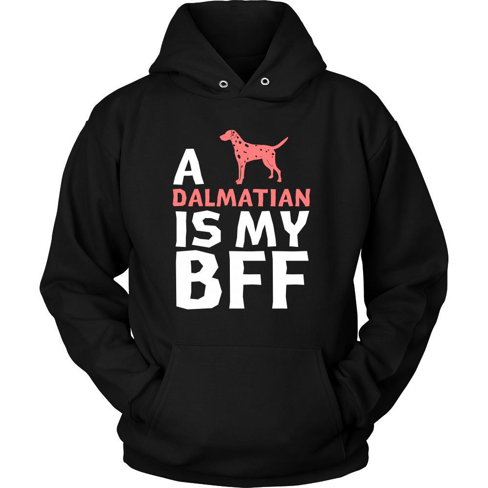 Dalmatian Shirt - a Dalmatian is my bff- Dog Lover Gift-T-shirt-Teelime | shirts-hoodies-mugs