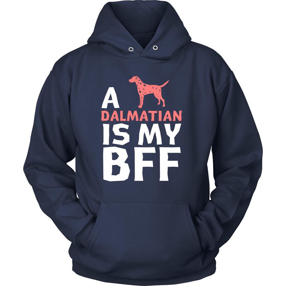 Dalmatian Shirt - a Dalmatian is my bff- Dog Lover Gift-T-shirt-Teelime | shirts-hoodies-mugs