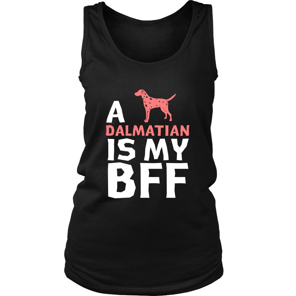 Dalmatian Shirt - a Dalmatian is my bff- Dog Lover Gift-T-shirt-Teelime | shirts-hoodies-mugs