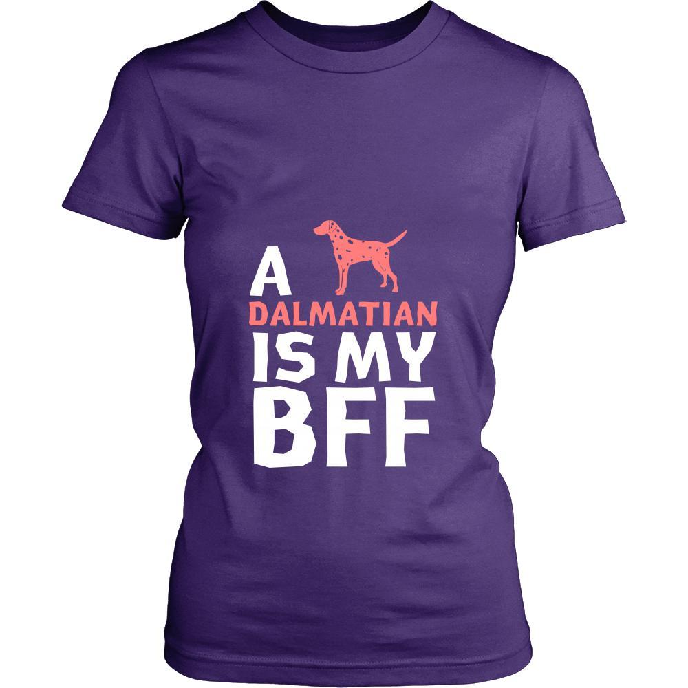 Dalmatian Shirt - a Dalmatian is my bff- Dog Lover Gift-T-shirt-Teelime | shirts-hoodies-mugs