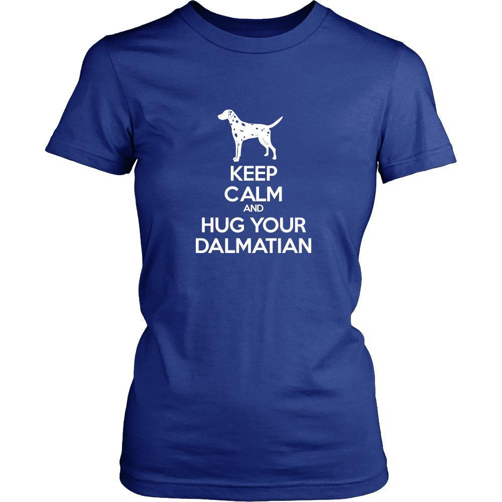 Dalmatian Shirt - Keep Calm and Hug Your Dalmatian- Dog Lover Gift-T-shirt-Teelime | shirts-hoodies-mugs