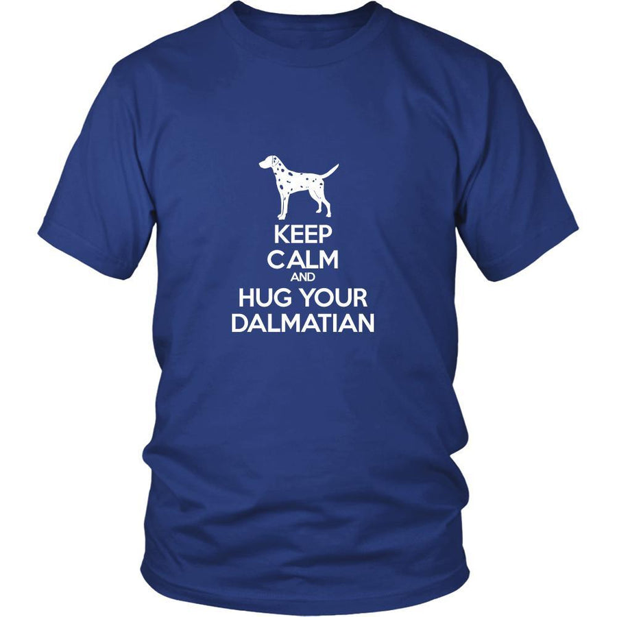 Dalmatian Shirt - Keep Calm and Hug Your Dalmatian- Dog Lover Gift-T-shirt-Teelime | shirts-hoodies-mugs