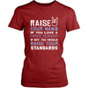 Dance Teacher Shirt - Raise your hand if you love Dance Teacher, if not raise your standards - Profession Gift-T-shirt-Teelime | shirts-hoodies-mugs