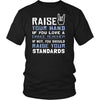 Dance Teacher Shirt - Raise your hand if you love Dance Teacher, if not raise your standards - Profession Gift-T-shirt-Teelime | shirts-hoodies-mugs