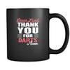 Darts Dear Lord, thank you for Darts Amen. 11oz Black Mug-Drinkware-Teelime | shirts-hoodies-mugs