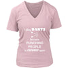 Darts - I play Darts because punching people is frowned upon - Darts Hobby Shirt-T-shirt-Teelime | shirts-hoodies-mugs