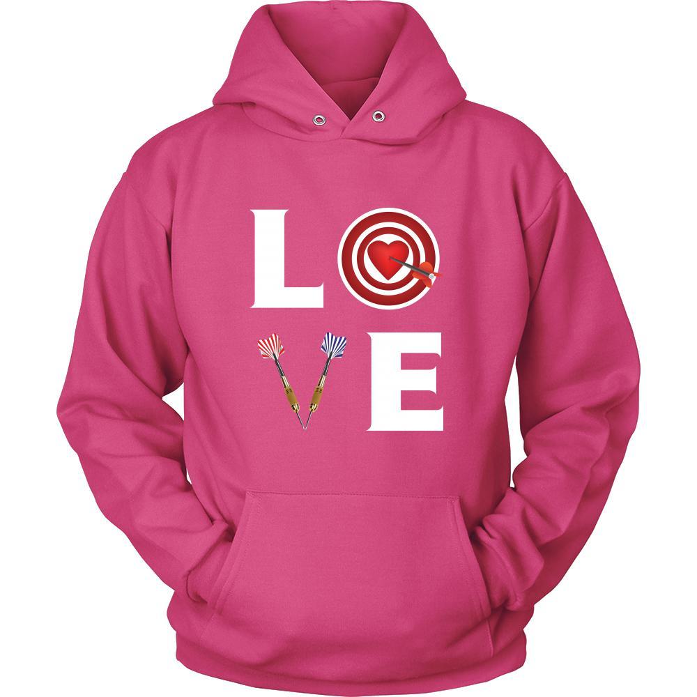 Darts - LOVE Darts - Darts Hobby Shirt-T-shirt-Teelime | shirts-hoodies-mugs