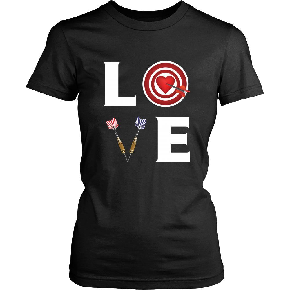 Darts - LOVE Darts - Darts Hobby Shirt-T-shirt-Teelime | shirts-hoodies-mugs