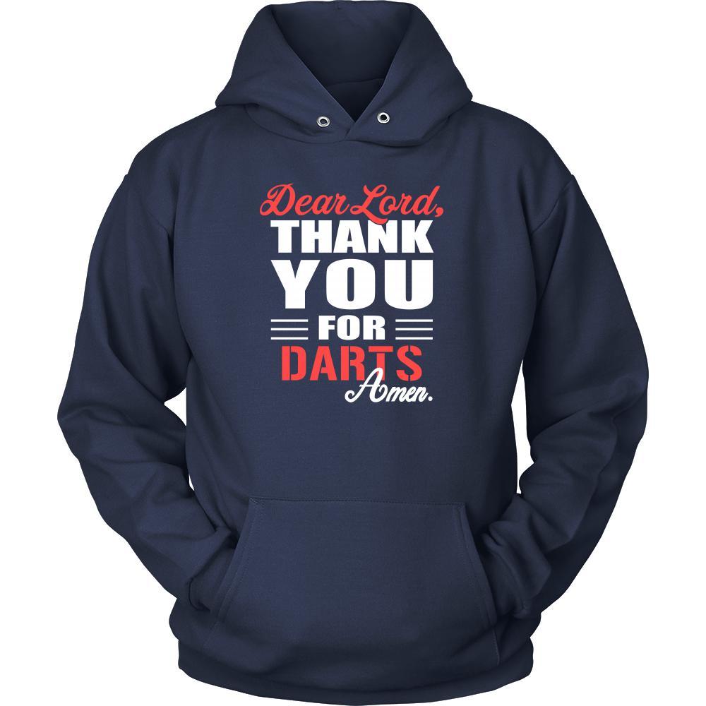 Darts Shirt - Dear Lord, thank you for Darts Amen- Hobby-T-shirt-Teelime | shirts-hoodies-mugs