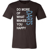 Darts Shirt - Do more of what makes you happy Darts- Hobby Gift-T-shirt-Teelime | shirts-hoodies-mugs