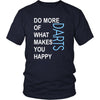 Darts Shirt - Do more of what makes you happy Darts- Hobby Gift-T-shirt-Teelime | shirts-hoodies-mugs