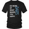 Darts Shirt - Do more of what makes you happy Darts- Hobby Gift-T-shirt-Teelime | shirts-hoodies-mugs