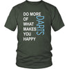 Darts Shirt - Do more of what makes you happy Darts- Hobby Gift-T-shirt-Teelime | shirts-hoodies-mugs