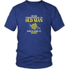 Darts Shirt - Never underestimate an old man who is good at darts Grandfather Hobby Gift-T-shirt-Teelime | shirts-hoodies-mugs