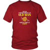 Darts Shirt - Never underestimate an old man who is good at darts Grandfather Hobby Gift-T-shirt-Teelime | shirts-hoodies-mugs