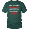 Darts Shirt - Sorry If I Looked Interested, I think about Darts - Hobby Gift-T-shirt-Teelime | shirts-hoodies-mugs