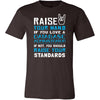 Database Administrator Shirt - Raise your hand if you love Database Administrator, if not raise your standards - Profession Gift-T-shirt-Teelime | shirts-hoodies-mugs