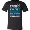 Database Administrator Shirt - Raise your hand if you love Database Administrator, if not raise your standards - Profession Gift-T-shirt-Teelime | shirts-hoodies-mugs