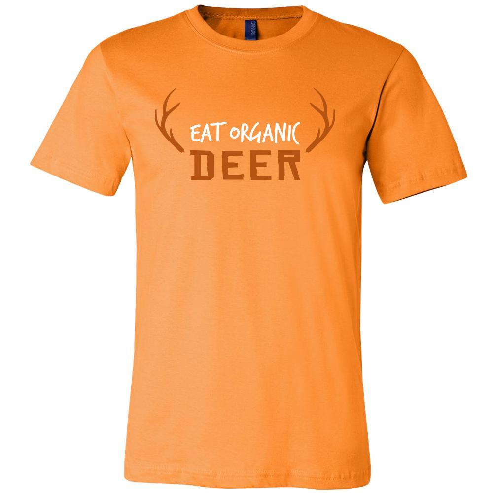 Deer Shirt - Eat Organic Deer - Animal Lover Gift-T-shirt-Teelime | shirts-hoodies-mugs