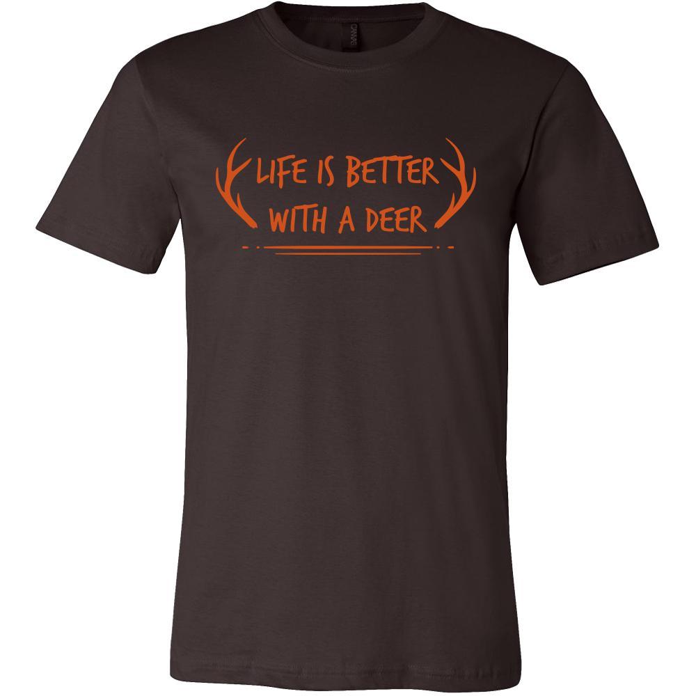 Deer Shirt - Life is Better - Animal Lover Gift-T-shirt-Teelime | shirts-hoodies-mugs