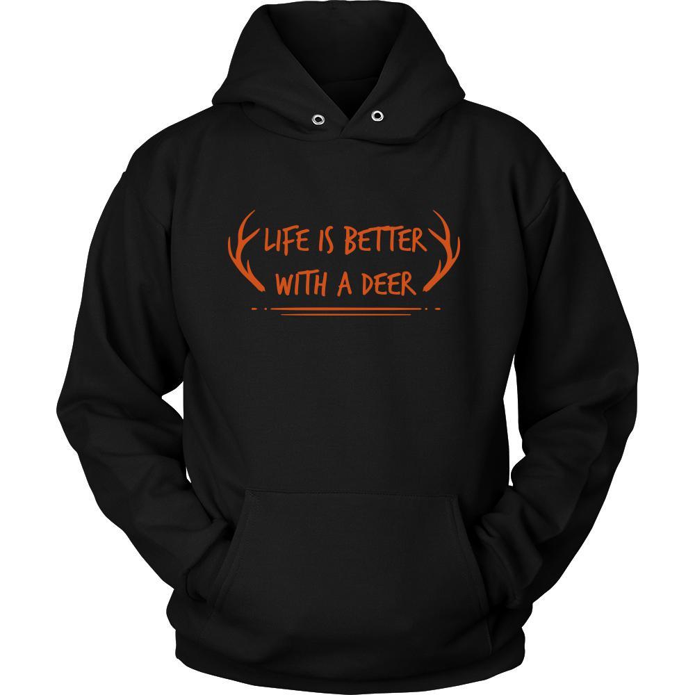 Deer Shirt - Life is Better - Animal Lover Gift-T-shirt-Teelime | shirts-hoodies-mugs
