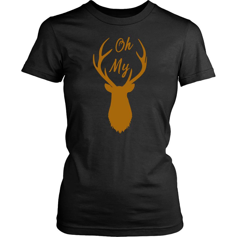 Deer Shirt - Oh My Deer - Animal Lover Gift-T-shirt-Teelime | shirts-hoodies-mugs