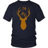 Deer Shirt - Oh My Deer - Animal Lover Gift-T-shirt-Teelime | shirts-hoodies-mugs