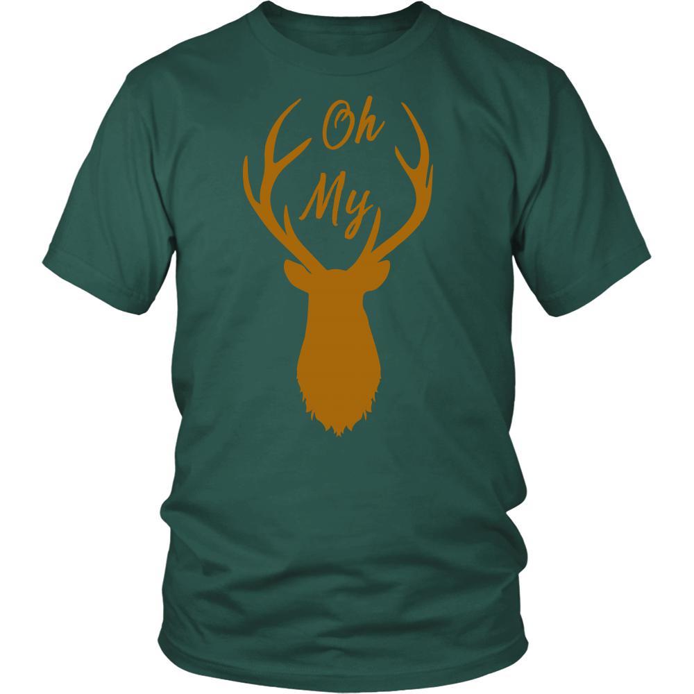 Deer Shirt - Oh My Deer - Animal Lover Gift-T-shirt-Teelime | shirts-hoodies-mugs