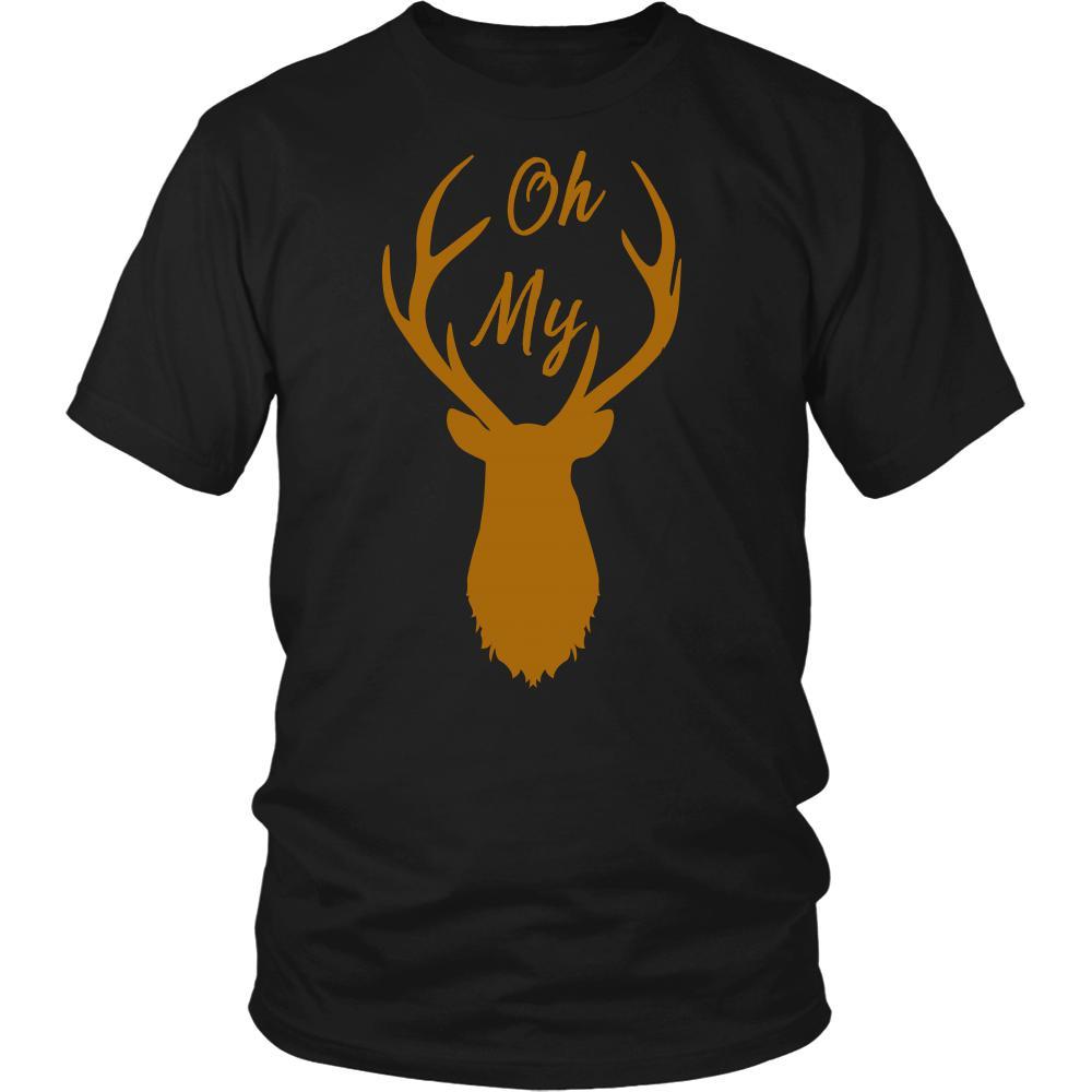 Deer Shirt - Oh My Deer - Animal Lover Gift-T-shirt-Teelime | shirts-hoodies-mugs