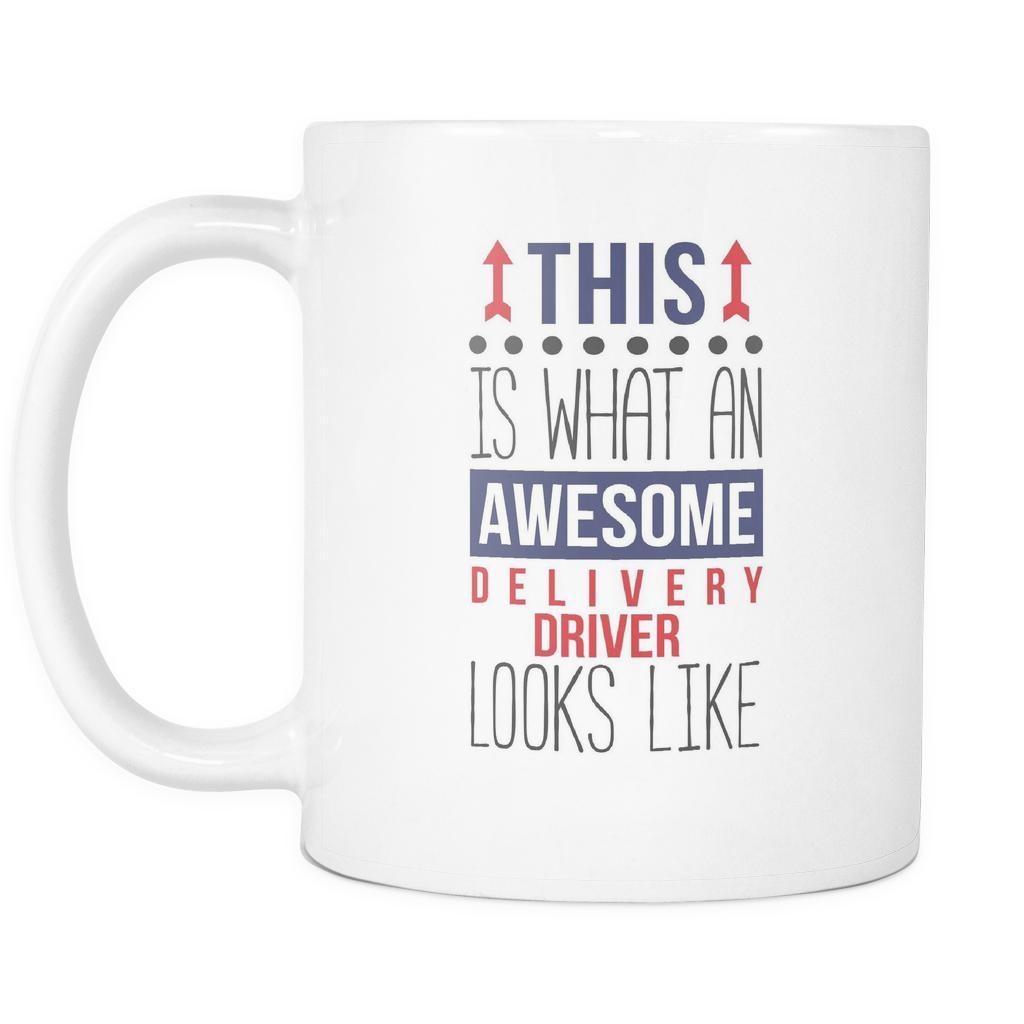 Delivery Driver mug - Awesome Delivery Driver-Drinkware-Teelime | shirts-hoodies-mugs