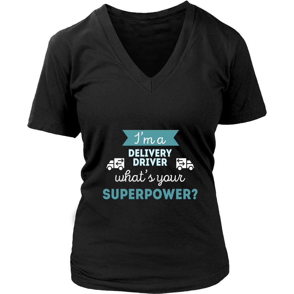 Delivery driver Shirt - I'm a Delivery driver, what's your superpower? - Profession Gift-T-shirt-Teelime | shirts-hoodies-mugs