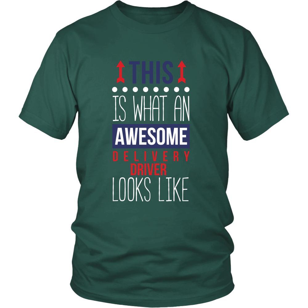 Delivery Driver Shirt - This is what an awesome Delivery Driver looks like - Profession Gift-T-shirt-Teelime | shirts-hoodies-mugs