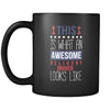 Delivery Driver This is what an awesome delivery driver looks like 11oz Black Mug-Drinkware-Teelime | shirts-hoodies-mugs