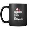 Denmark Legends are born in Denmark 11oz Black Mug-Drinkware-Teelime | shirts-hoodies-mugs