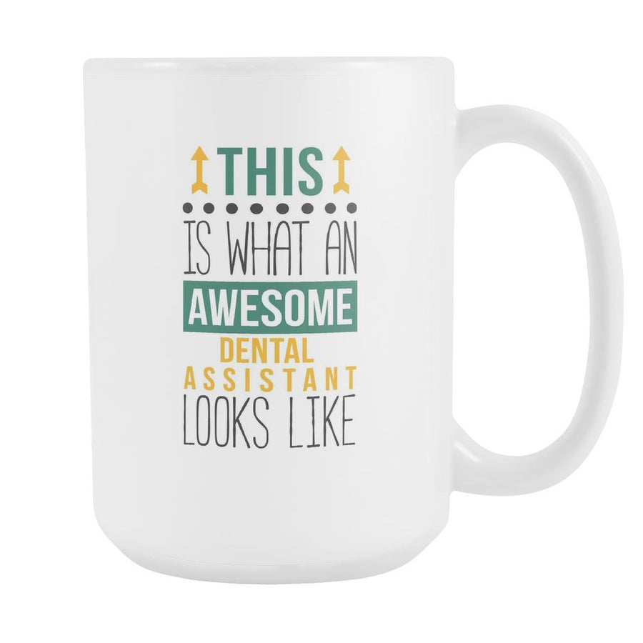 Dental Assistant coffee cup - Awesome Dental Assistant-Drinkware-Teelime | shirts-hoodies-mugs