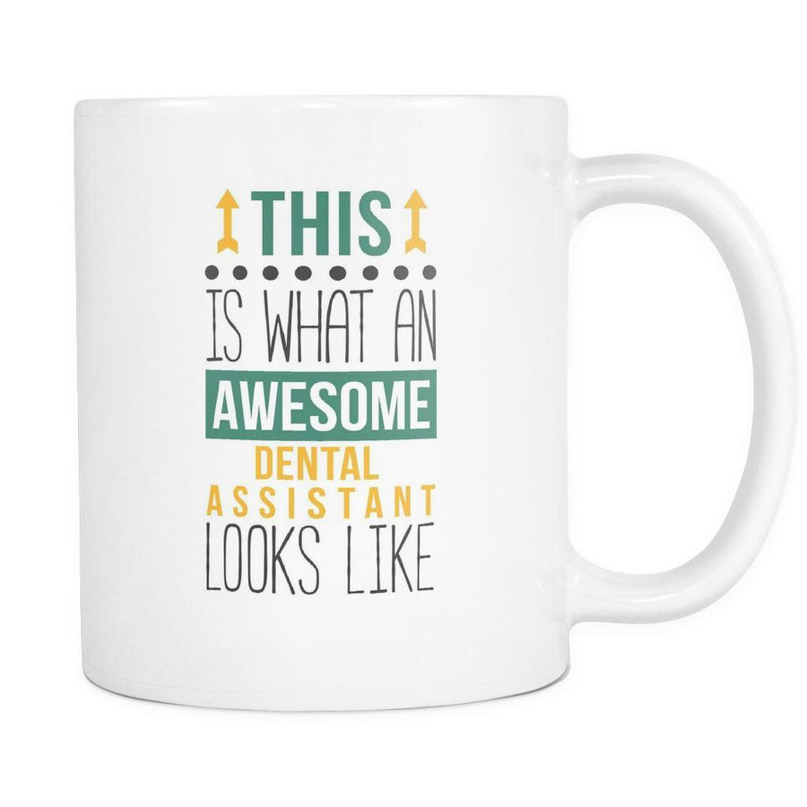 Dental Assistant Mugs - Awesome Dental Assistant-Drinkware-Teelime | shirts-hoodies-mugs