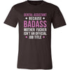 Dental Assistant Shirt - Dental Assistant because badass mother fucker isn't an official job title - Profession Gift-T-shirt-Teelime | shirts-hoodies-mugs