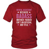 Dental Assistant Shirt - Dental Assistant because badass mother fucker isn't an official job title - Profession Gift-T-shirt-Teelime | shirts-hoodies-mugs